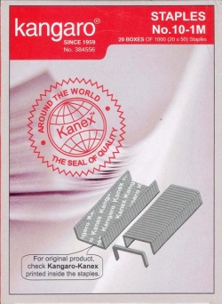 Kangaro Staples No. 10-1M (set Of 20 Box) | Stapler Pin