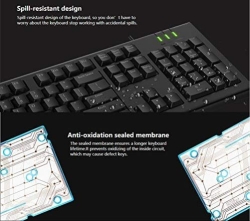 RAPOO NK1800 WIRED KEYBOARD