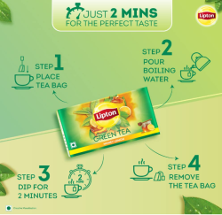 Lipton Green Tea Honey Lemon: 100 Tea-Bags