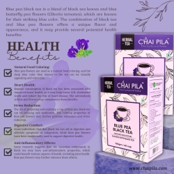 Blue Pea Herbal Black Tea