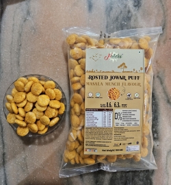 NUTEKO Roasted Jowar Puff Masala Munch Flavour 100 Gm Gluten Free, Vegan Healthy Teasty Snacks For Man Woman & Kids Low In Calories, Sodium, And Fat