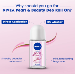 Nivea Pearl & Beauty Roll-On Deodorant