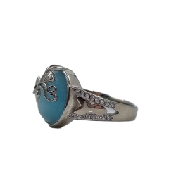 Sky Stone Silver Ring