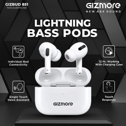 GIZMORE TWS 851 Bluetooth 5.0 In-Ear Wireless Earbuds