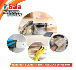 Gala Super Scrub Set, Black, Multicolour