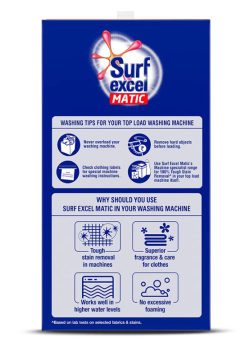 Surf Excel Matic Top Load Detergent Washing Powder