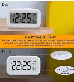 Digital Alarm Clock For Home Bedroom With Smart