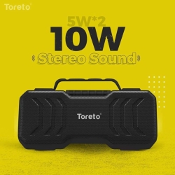 Toreto Hustler-346, 10W Bluetooth Wireless Speaker