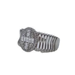 Silver Plated Adjustable Ring