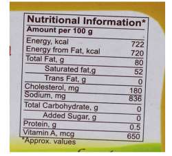 Amul Butter Pasteurised IP 500 GM