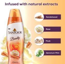 Santoor Sandal Talcum Powder