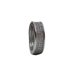 Silver Brode Kavda Ring