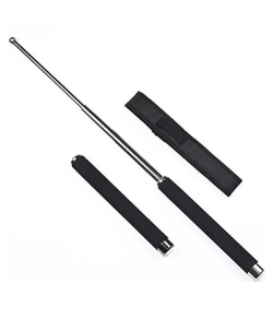 Multifunction Portable Heavy Metal Collapsible Stainless Steel Safety Stick